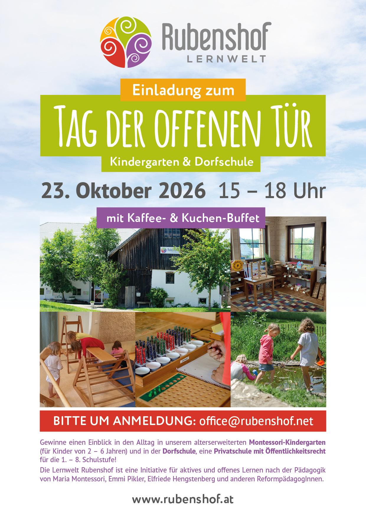 Tag der offenen Tür am 23.10.2026